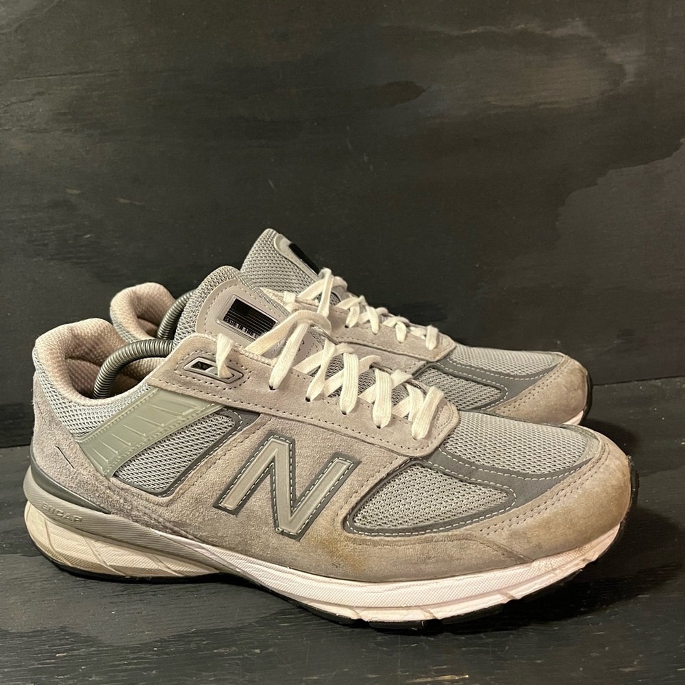 New Balance 990v5 Men’s Size 12 Gray Castlerock Made in USA Sneakers M990GL5